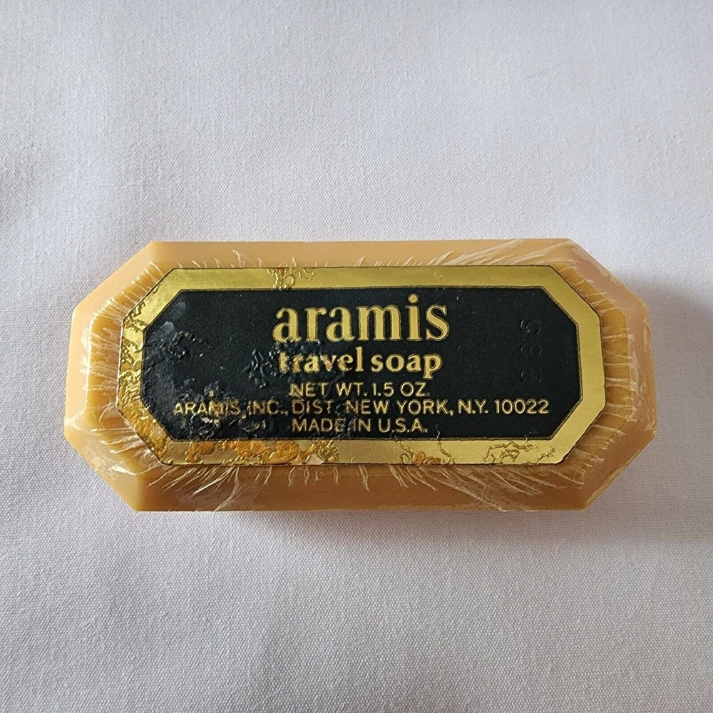 Vintage Collectable Aramis Travel Bath Soap 1.5 oz. Made in USA Sealed